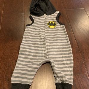 Batman zip onesie with hood